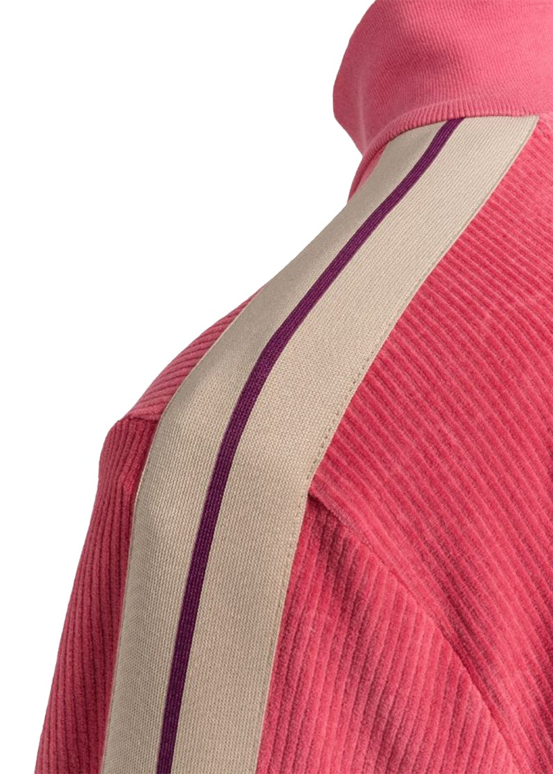 Palm Angels Corduroy Track Jacket Pink Beige