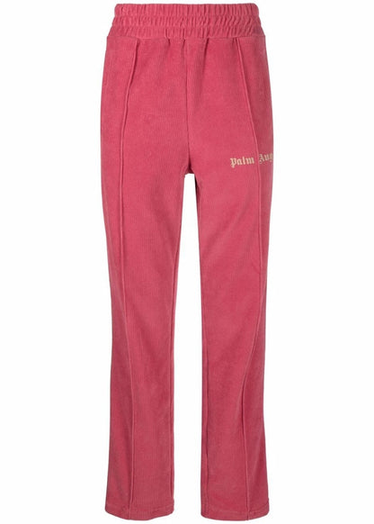 Palm Angels Corduroy Track Pants Pink Beige