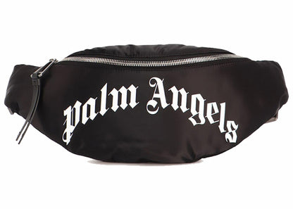 Palm Angels Curved Logo Belt Bag Black