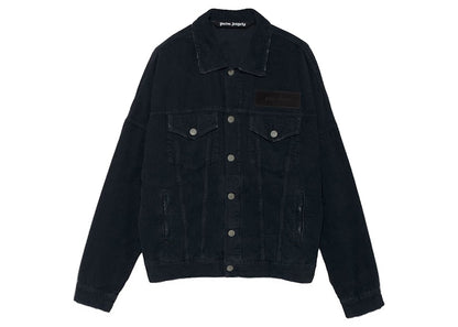 Palm Angels Curved Logo Jacket Black