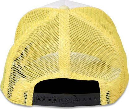 Palm Angels Curved Logo Mesh Cap Yellow/Black