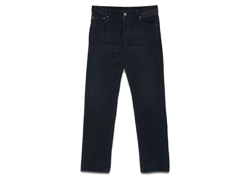 Palm Angels Curved Logo Pants Black