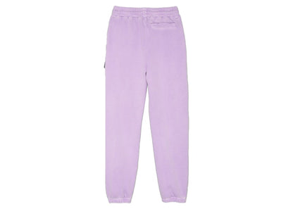Palm Angels Curved Logo Sweatpants Lilac/White