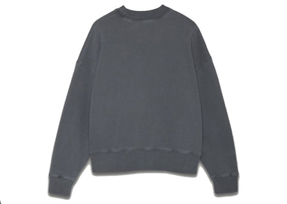 Palm Angels Curved Logo Sweatshirt Black/White