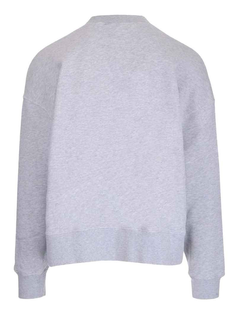 Palm Angels Curved Logo Sweatshirt Grey/Black