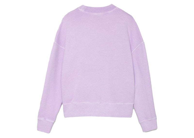 Palm Angels Curved Logo Sweatshirt Lilac