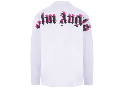 Palm Angels Double Logo Print T-shirt White