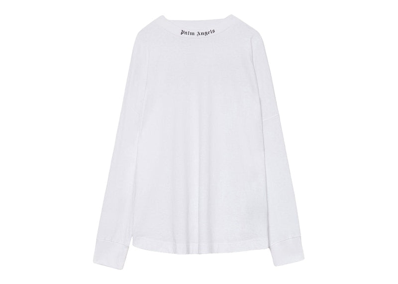 Palm Angels Doubled Logo T-Shirt White/Fuchsia