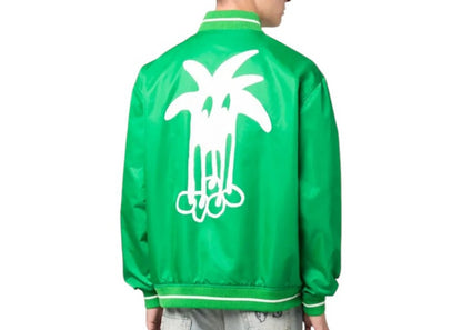 Palm Angels Douby Light Varsity Jacket Green