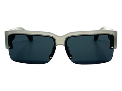 Palm Angels Drain Sunglasses Grey Dark Grey (PERI053S24PLA0010907)
