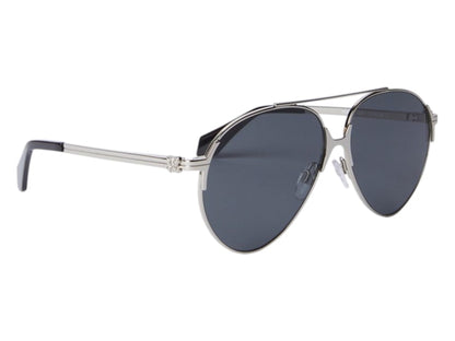 Palm Angels Elkton Silver Sunglasses Silver Dark Grey (PERI060S24MET0017207)