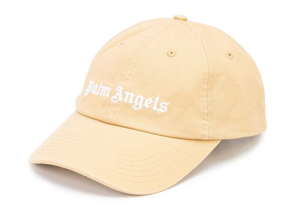 Palm Angels Embroidered Logo Cap Yellow