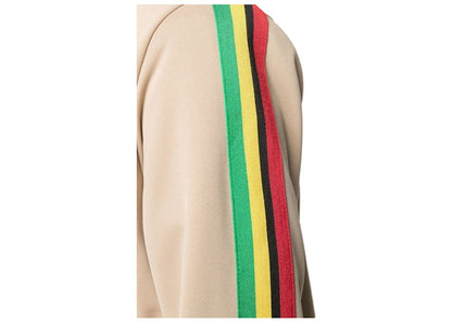 Palm Angels Exodus Classic Track Jacket Nougat/White
