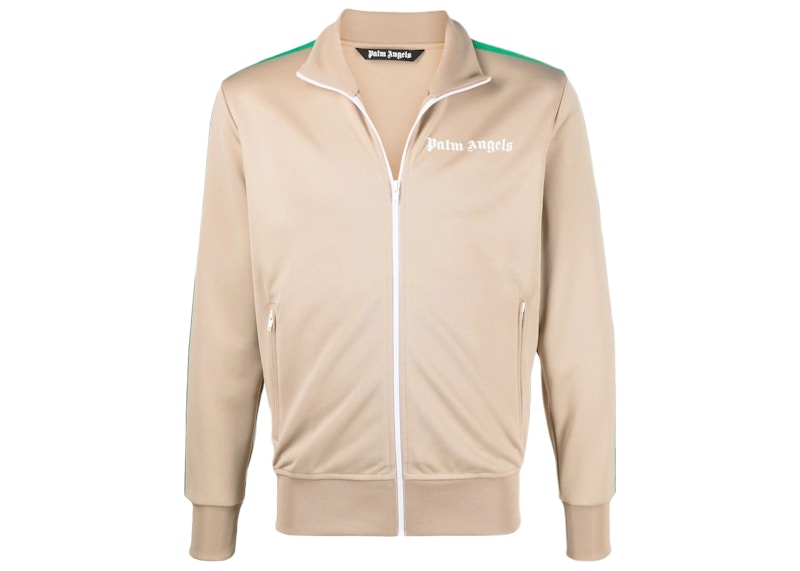Palm Angels Exodus Classic Track Jacket Nougat/White