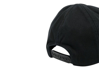 Palm Angels Flames Logo Baseball Cap Black/Orange