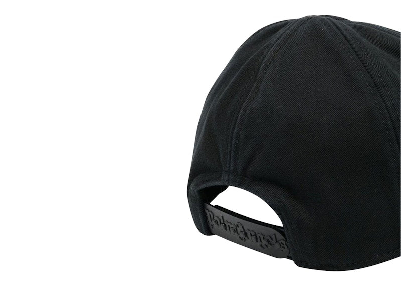 Palm Angels Flames Logo Baseball Cap Black/Orange