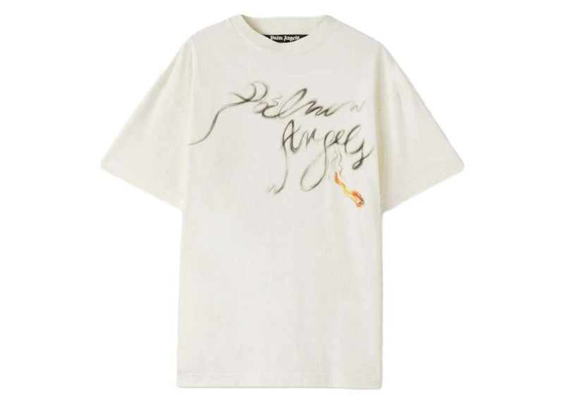 Palm Angels Foggy PA T-Shirt Off White/Black