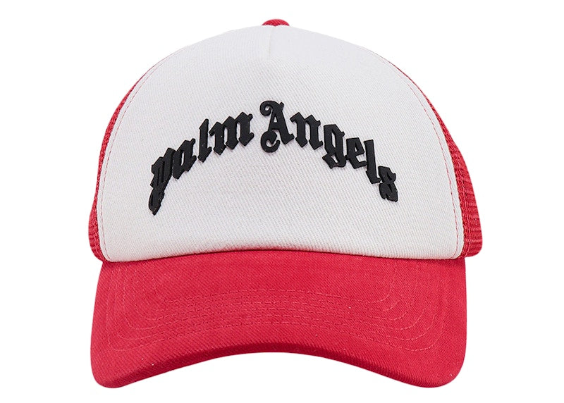 Palm Angels Frontal Logo Mens Visor Red