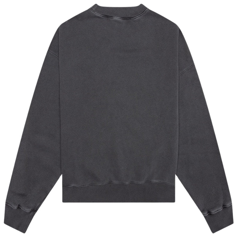Palm Angels GD Curved Logo Washed Sweater Grey