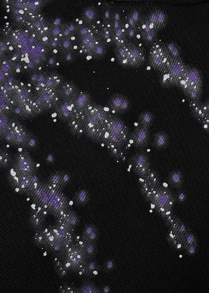 Palm Angels Galaxy Glittered Sweatshirt Black Multi