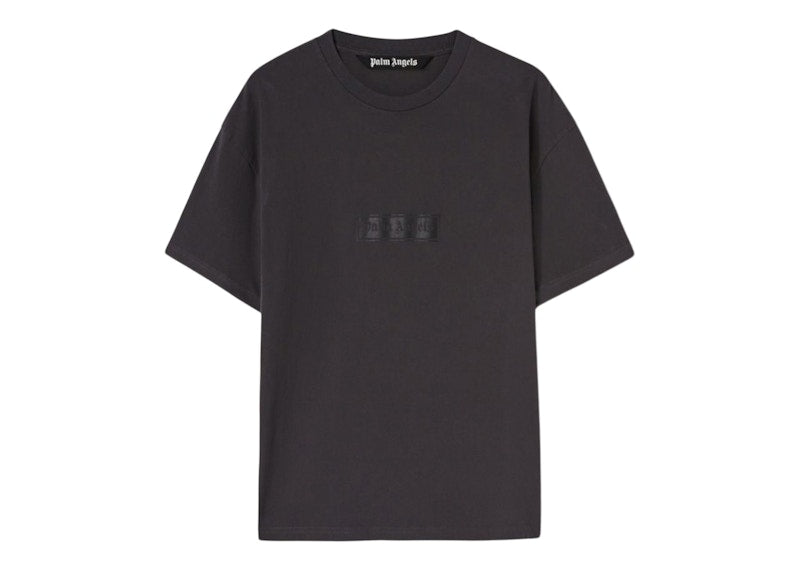 Palm Angels Garment Dye Box Logo T-Shirt Black/White
