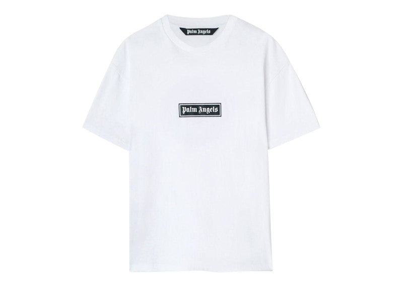 Palm Angels Garment Dye Box Logo T-Shirt White