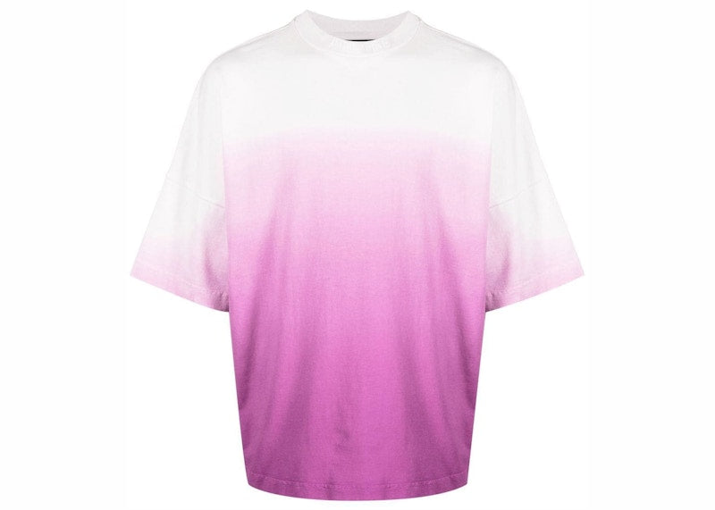 Palm Angels Gradient Overlogo Tee Purple/White