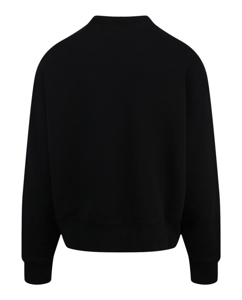 Palm Angels Graphic Crewneck Sweatshirt Black