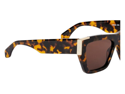 Palm Angels Hollywood Sunglasses Havana Brown Hollywood Havana (PERI099F24PLA0016064)