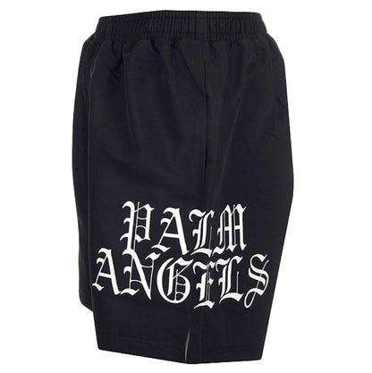 Palm Angels Hue Dothic Logo Shorts Black