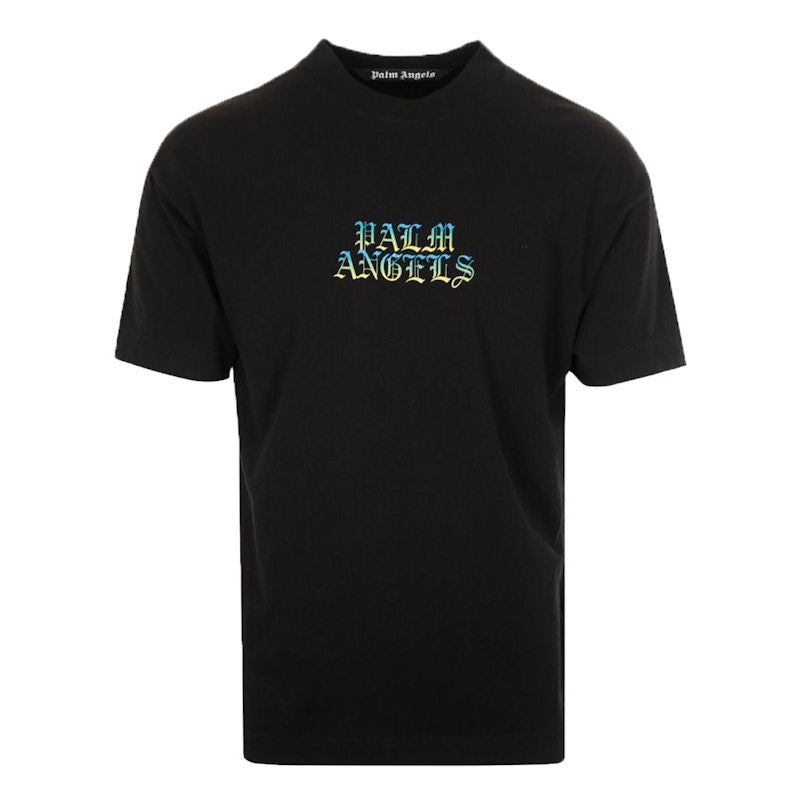 Palm Angels Hue Gothic Logo T-shirt Black