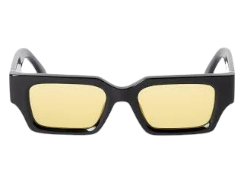 Palm Angels Hyde Sunglasses Black Yellow Hyde Black (PERI086F24PLA0011018)