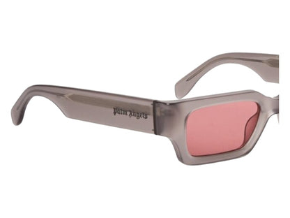 Palm Angels Hyde Sunglasses Trasparent Gray Peach Orange (PERI086F24PLA0010921)