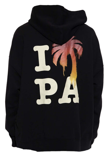 Palm Angels I Love PA Hoodie Black