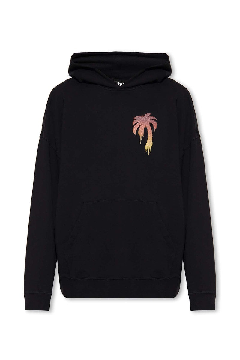Palm Angels I Love PA Hoodie Black