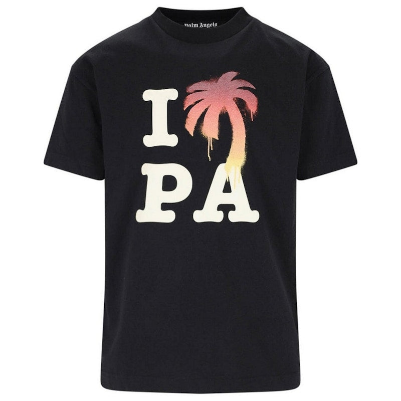 Palm Angels I Love PA Logo T-Shirt Black