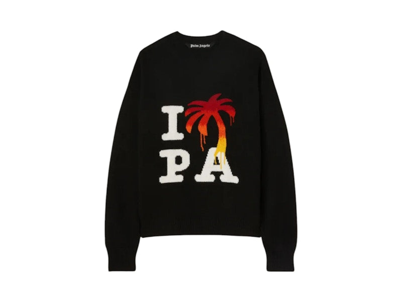 Palm Angels I Love PA Sweater Black