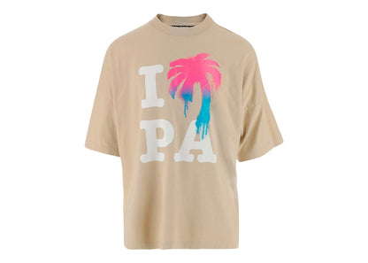 Palm Angels I Love PA T-Shirt Beige/Multi