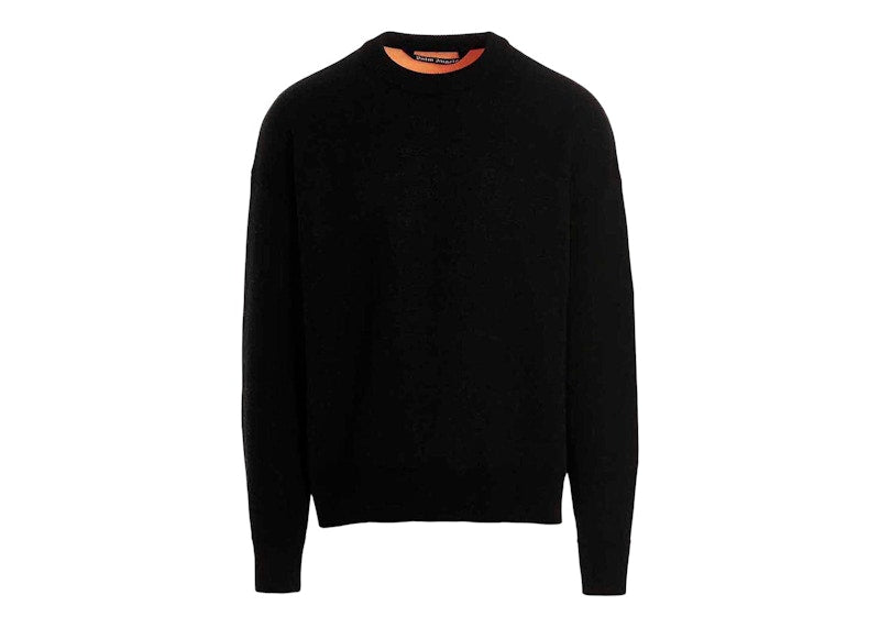 Palm Angels Intarsia Palm Wool Sweater Black/Multi
