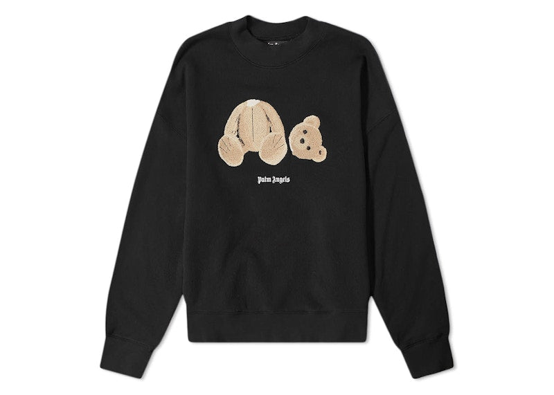 Palm Angels Kill The Bear Crewneck Sweatshirt Black/Brown