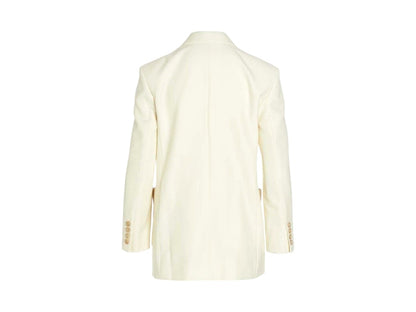 Palm Angels Knit Tape Blazer White