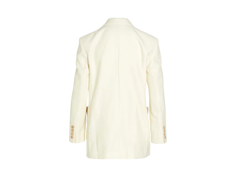 Palm Angels Knit Tape Blazer White