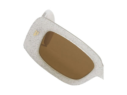 Palm Angels Lala Sunglasses Glitter/Brown
