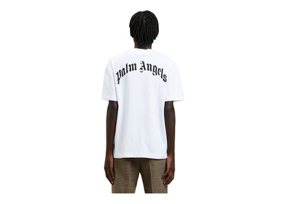 Palm Angels Leopard Banana Classic T-Shirt White/Yellow