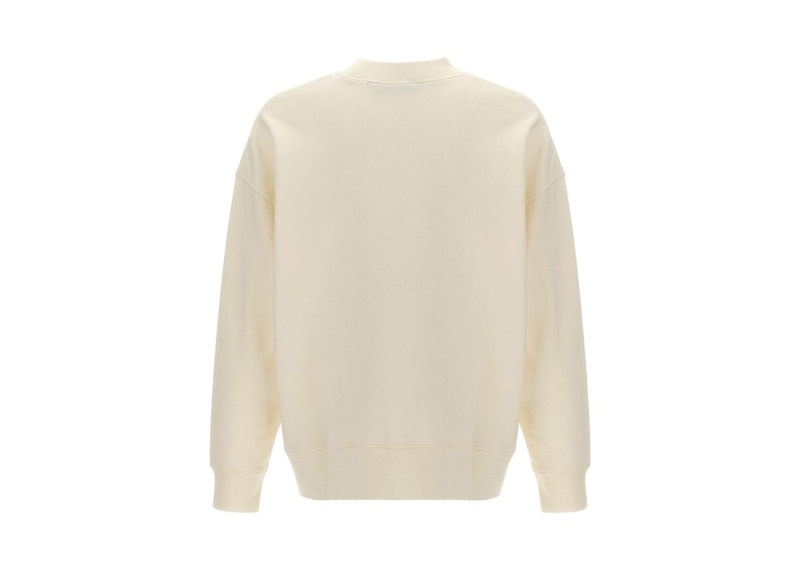 Palm Angels Logo Crewneck White/Black