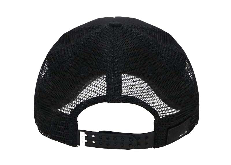 AMIRI Logo-Detailed Canvas/Mesh Baseball Cap Black