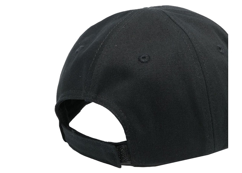 Palm Angels Logo-Embroidered Baseball Cap Black