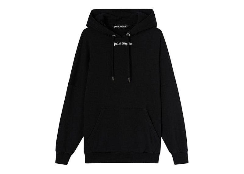 Palm Angels Logo Hoodie Black/White