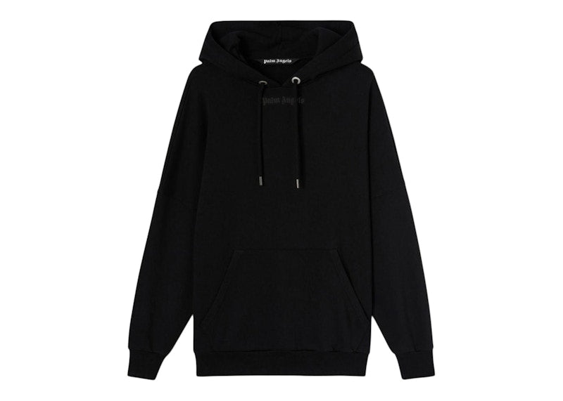 Palm Angels Logo Hoodie Black