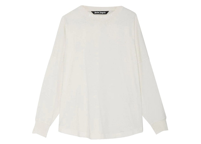 Palm Angels Logo L/S T-shirt Off White